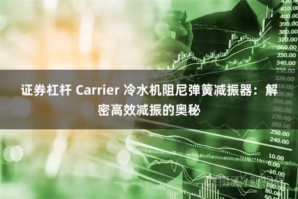 证券杠杆 Carrier 冷水机阻尼弹簧减振器：解密高效减振的奥秘