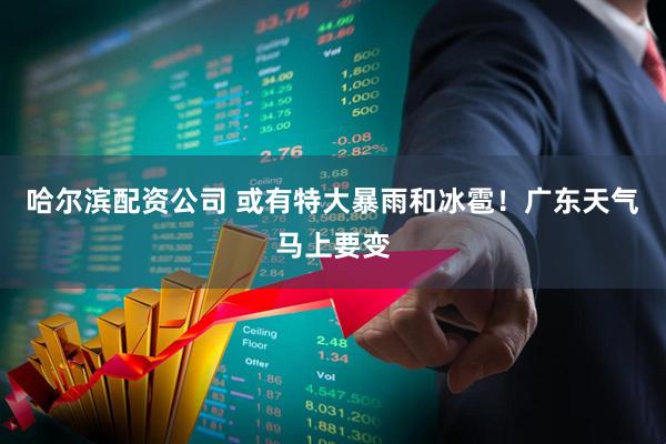 哈尔滨配资公司 或有特大暴雨和冰雹！广东天气马上要变